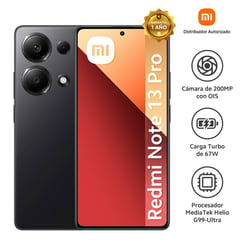 XIAOMI - REDMI NOTE 13 PRO 4G 8GB 256GB - NEGRO