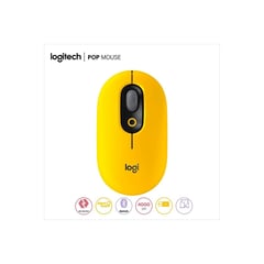 LOGITECH - Mouse POP Bluetooth Amarillo