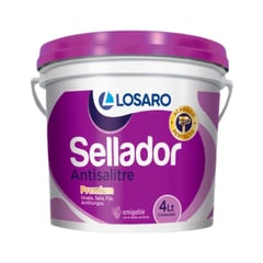 LOSARO - SELLADOR DE MUROS ANTISALITRE 4 LT,