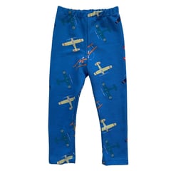 RED CARROT - Pantalon azul con dibujo de aviones