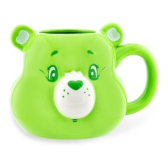 BUFFALO - Taza Osito Cariñosito Verde - Mug ceramica Good Luck Bear Care Bears