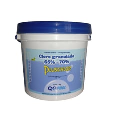 LLUMPAY - Cloro Granulado 65%-70% Pluschlor de 1kg