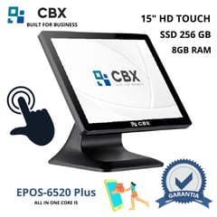 CBX - ALL IN ONE EPOS-6520 Plus - i5, 8GB RAM, SSD 256 GB, 15" HD Tactil