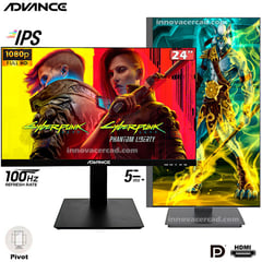 ADVANCE - Monitor ADV-2450S 24 IPS, Full HD, 100HZ, 5MS, PIVOT