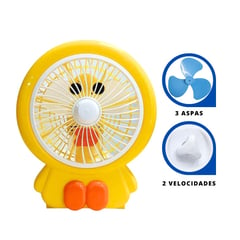 Ventilador Kawai 2 Velocidades Pollito