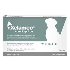 AGROVET - XELAMEC COMBI SPOT ON 40 ML - PERROS DE 20 A 40 KG