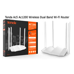 TENDA - ROUTER WIFI 300MBPS INALAMBRICO 4 ANTENAS AC5 4 puertos LAN