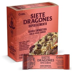 SIETE DRAGONES - Barra energética sin gluten con cacao y cañihua caja x 05 und