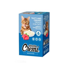 GENERICO - Snack para Gatos Naturalistic Cremi Atún 60gr Pack x6 und