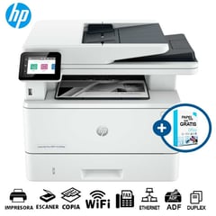 HP - Impresora Multifuncional LaserJet Pro MFP 4103fdw LAN WiFi Duplex