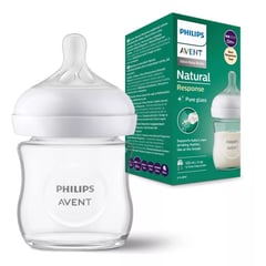 AVENT - Biberon de Vidrio Natural 3.0 Para Recien Nacido 120ml