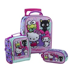 SET MALETA MAGIC 3D GRANDE HELLO KITTY & FRIENDS