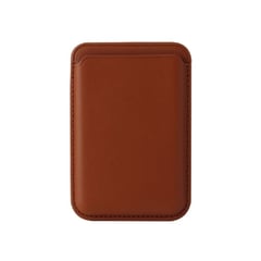 OTTOWARE - TARJETERO MAGNÉTICO MAGSAFE PARA IPHONE MARRON