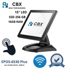 CBX - ALL IN ONE EPOS-6530 Plus Core i5, 16GB RAM,SSD 256 GB, 15" Tactil