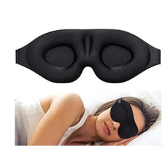 GENERICO - Antifaz para Dormir 3D Protector de Ojos Viscoelástico +Tapones