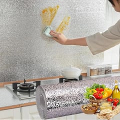 GENERICO - Papel de aluminio cocina pegatina autoadhesiva impermeable