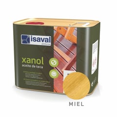 ISAVAL - ACEITE DE TECA XANOL 2.5 LTS - MIEL