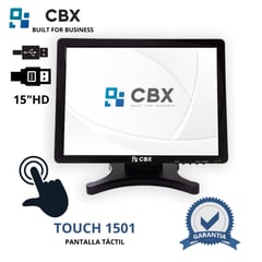 CBX - Monitor TOUCH 1501 pantalla tactil 15" VGA/HDMI,con base metal