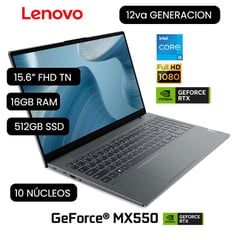 Notebook IdeaPad 5 15IAL7, 15.6" FHD TN, Core i5-1235U 1.3/4.4GHz, 16GB DDR4-3200