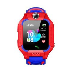 GENERICO - Smart Watch Niños Q19 Con Chip LLamadas Rastreo LBS y Cámara - Rojo