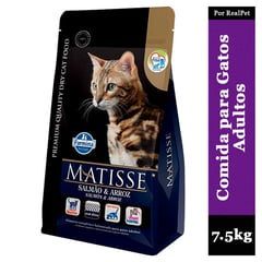 MATISSE - Comida para Gato Adulto Salmón y Arroz 7.5 kg