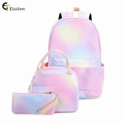 BLWOENS - Mochila de anime para estudiantes- 3 piezas