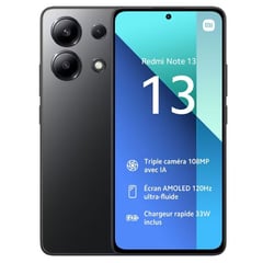 XIAOMI - Redmi Note 13 8GB 256GB - Negro 23129RA5FL