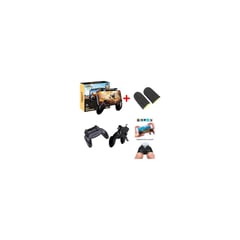 OEM - Combo 2 en1 Gatillo Gamepad Grip Pubg Fornite Free Fire + Dedales