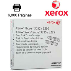 XEROX - Tóner Original 106R02782 Black Phaser 3260 WC 3215 3225