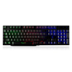 ENKORE - Teclado Gamer ENK603BRAIN Iluminación LED Rainbow tres colores