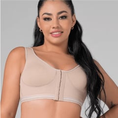 FAJITEX - Brasier Postquirúgico FAJITEX- Beige - S - Beige - M