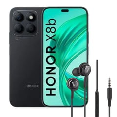 HONOR - X8B 8RAM512GB NEGRO + AUDIFONOS DE CABLE