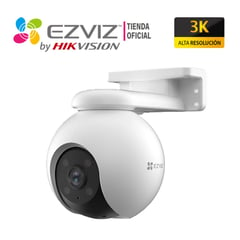 EZVIZ - Cámara IP H8 PRO 3K Exterior Giratoria 360° Alarma Inteligente