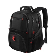 KUZLER - Mochila para laptop 15.6 con cargador y bolsillo antirobo