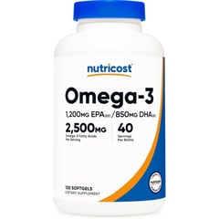 NUTRICOST - Nutricost Omega 3 Fish Oil EPA DHA Capsulas Gel