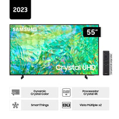 SAMSUNG - Televisor Samsung Smart TV 55 Crystal UHD 4K UN55CU8000GXPE
