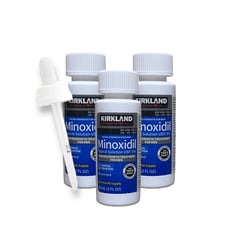 KIRKLAND - 3 Minoxidil Liquido al 5% - 60 ml - NUEVA PRESENTACION