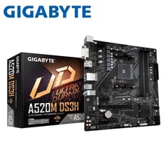 GIGABYTE - PLACA MADRE A520M DS3H AM4 DDR4 HDMI DP HD Audio