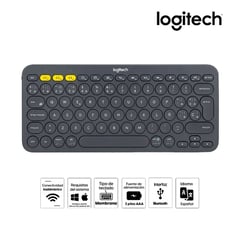 LOGITECH - Teclado K380 Multi-Device Bluetooth Grafito