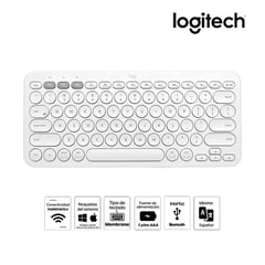 Teclado K380 Multi-Device Bluetooth White