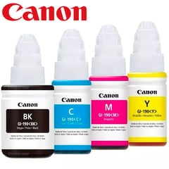 CANON - Pack Botellas Gi-190 De Tinta G1110 G2110 G3110 G4110