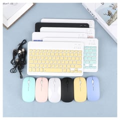 GENERICO - Teclado inalámbrico Bluetooth con Mouse - Negro - M