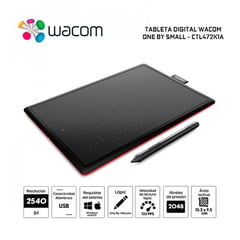 WACOM - Tableta Digital One By Small CTL472K1A