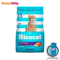 RICOCAT - Comida Para Gato Adulto Festival De Sabores 15Kg