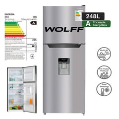 WOLFF - Refrigeradora No Frost WRF265D de 248L