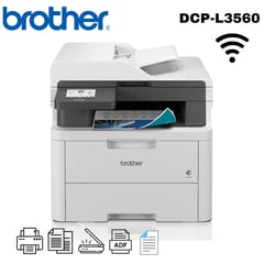 BROTHER - IMPRESORA MULTIFUNCIONAL COLOR DCP-L3560CDW WIFI DUPLEX ADF