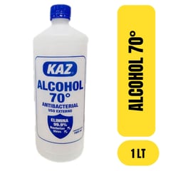 ANTIBAC - ALCOHOL ETÍLICO ANTIBACTERIAL 70° KAZ 1 LITRO