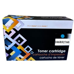 XEROX - Toner Compatible 106R02760 Cyan Ph 6020, 6022  Wc 6025, 6027