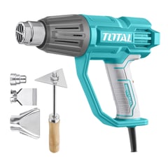 TOTAL TOOLS - Pistola de calor graduable 2000w con accesorios Total