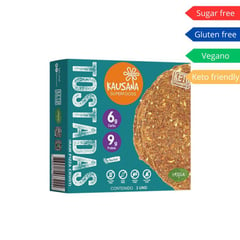 KAUSANA SUPERFOODS - Tostada Pizza Crust x3 unids -